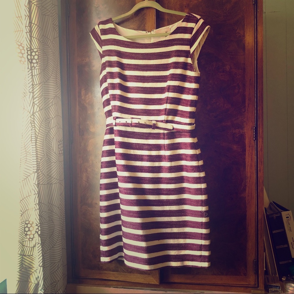 Banana Republic Striped Sheath Dress